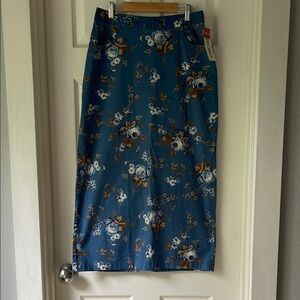 Cherokee Floral Midi Skirt